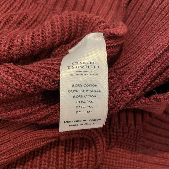 Charles Tyrwhitt Cotton Blend Sweater - Picture 3 of 4